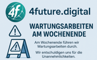 Wartungsarbeiten 4.-7.4.